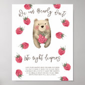 クマ – 深夜おむつ ポスター (正面)