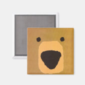 「クマ」磁石 マグネット (正面/裏面)