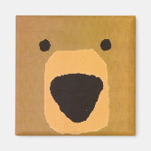 「クマ」磁石 マグネット (正面)