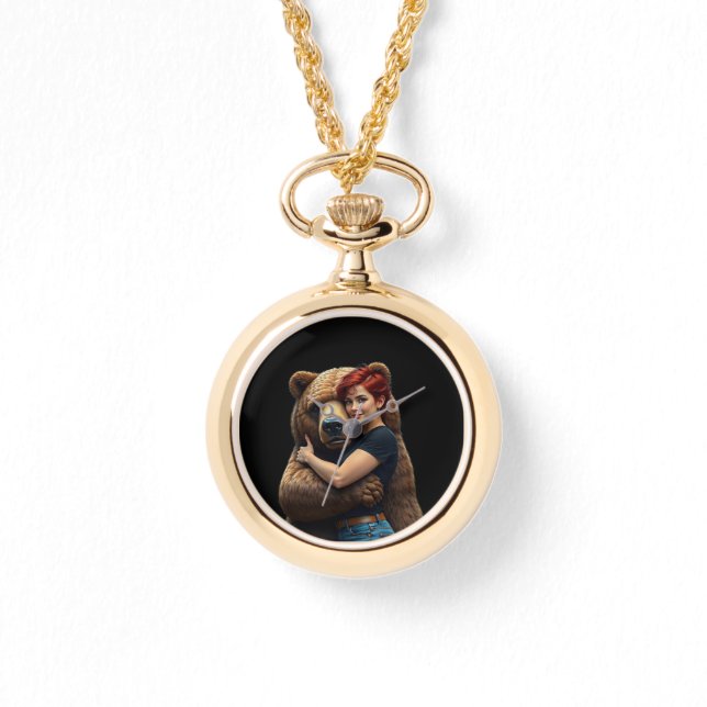 クマ 腕時計 (正面)