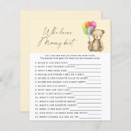 クマ – 誰がママのゲームを知っ最高のている