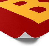 クマ+鹿=ビール ポスター (角)