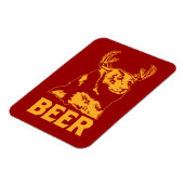 クマ+鹿=ビール マグネット (左側)