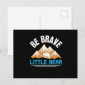 クマ – Be Brave Little Bear ポストカード (正面/裏面)
