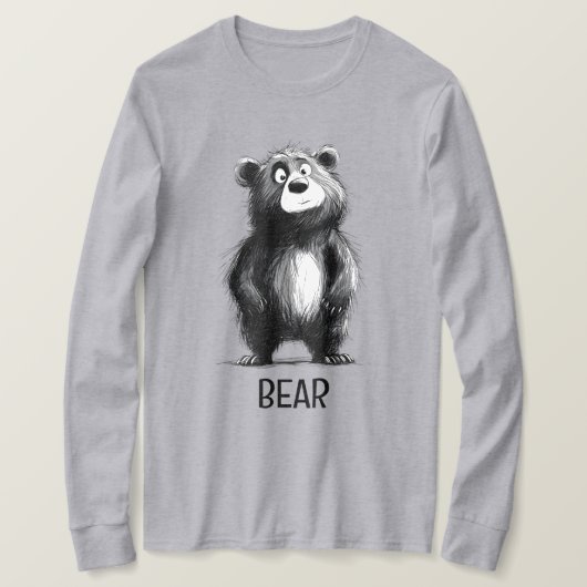 クマ Tシャツ (デザイン正面)