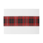 クミンガムスコットランドタータンチェックベリーバンド 招待状ベリーバンド (裏面例)