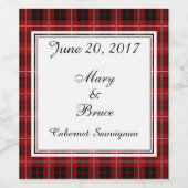 クミンガムスコティ結婚ッシュワインラベル ワインラベル (シングルラベル)