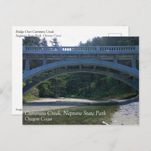 クミンズクリークアットネプチューン州パーク ポストカード (正面/裏面)