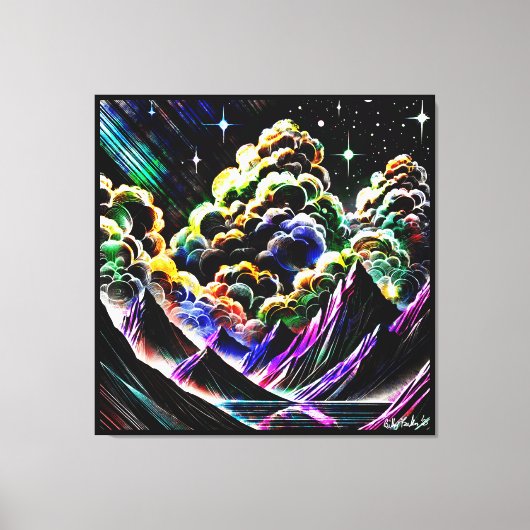 クムルスキャニオン キャンバスプリント (正面)