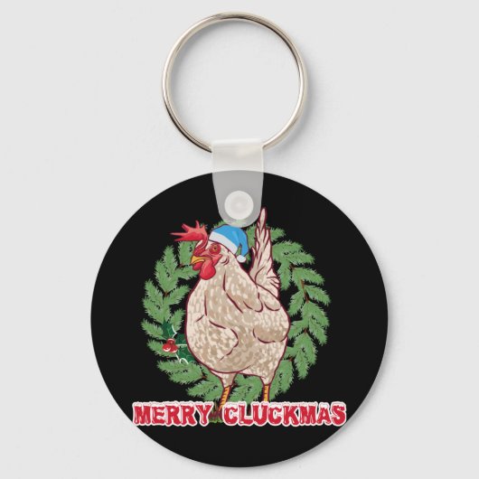 クメリークラおもしろいス – クリスマスヘン キーホルダー (正面)