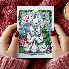 クメリーックマス鶏クリスマスカード シーズンカード