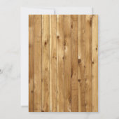 クメリーリスマス | 1枚のフォトスクリプトウ素朴ッド シーズンカード (裏面)