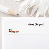 クメリールクマス!サンタクロースとチキンラベル ラベル (インサイチュ)