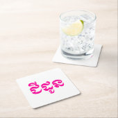 クメールの祖母 – チャドーン/ ជីដូន – カンボジア スクエアペーパーコースター (インサイチュ)