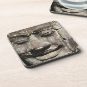 クメールストーン顔...カンボジア・バイヨン・テンプル コースター (左側)