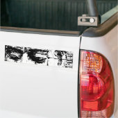 クメールストーン顔...カンボジア・バイヨン・テンプル バンパーステッカー (トラック上)