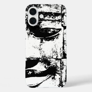 クメールストーン顔...カンボジア・バイヨン・テンプル iPhone 16 PLUSケース
