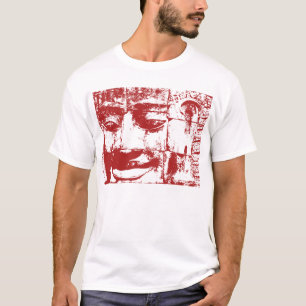 クメール王国の石の顔の… Bayonの寺院、カンボジア Tシャツ