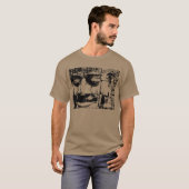 クメール石像 ... バイヨン寺院、カンボジア Tシャツ (正面フル)