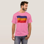 クメール・カンプチア・クロムの旗シャツ Tシャツ (正面フル)