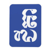 クメール・スタニャル – チテア/ជីតា – カンボジア語 マグネット (縦)