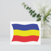 クメールKampuchea Krom国旗はがき ポストカード (スタンド正面)