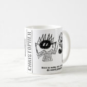 クモおもしろいの漫画 – ジャンパーを作った コーヒーマグカップ (正面右)