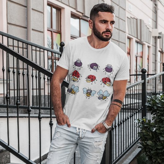 クモおもしろいラディバグビー Tシャツ