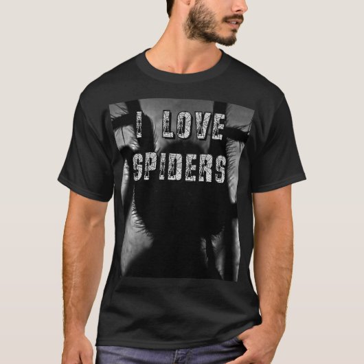 クモが大好きTシャツ Tシャツ (正面)