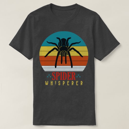 クモささげタランチュラ動物クモ Tシャツ (デザイン正面)