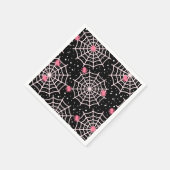 クモとくもの巣 スタンダードカクテルナプキン (角)