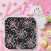 クモとくもの巣 ペーパープレート (パーティー)