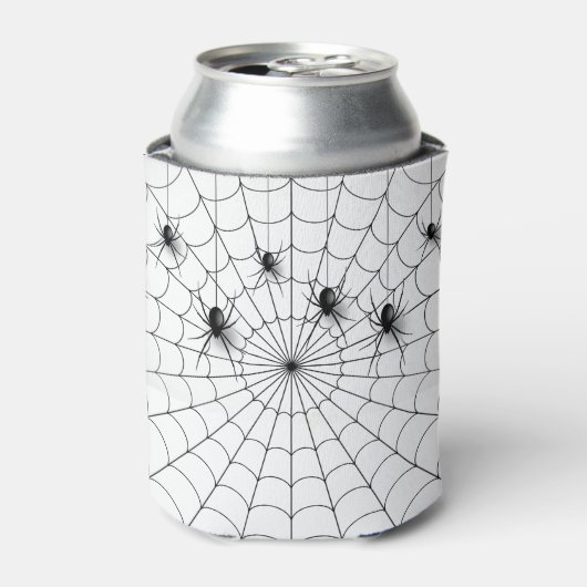 クモとくもの巣 缶クーラー (缶正面)