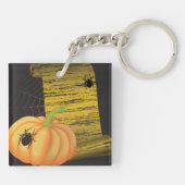 クモとカボチャ キーホルダー (裏面)