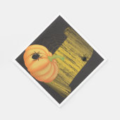 クモとカボチャ スタンダードランチョンナプキン (角)