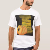 クモとカボチャ Tシャツ (正面)