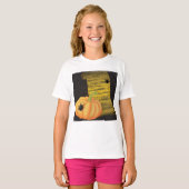 クモとカボチャ Tシャツ (正面フル)