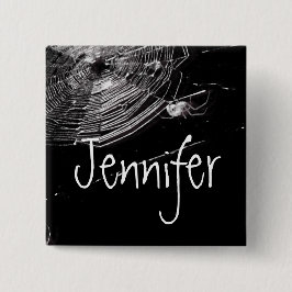 クモとクモ 缶バッジ