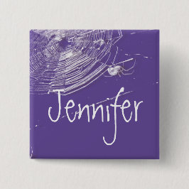 クモとクモ 缶バッジ