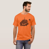 クモとフライの前、ネズミとカエルの後ろ Tシャツ (正面フル)