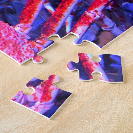 クモのカニ。 ジグソーパズル (側面)