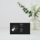 クモの図 名刺 (スタンド正面)