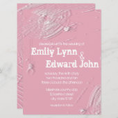 クモの巣とホワイトスパイダーズ結婚式招待状 招待状 (正面/裏面)