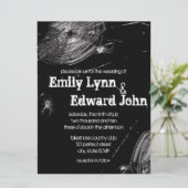 クモの巣とホワイトスパイダーズ結婚式招待状 招待状 (スタンド正面)