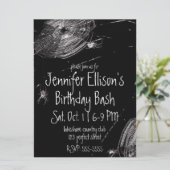 クモの巣とホワイトスパイダーズ誕生日 招待状 (スタンド正面)