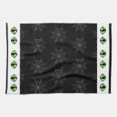 クモの巣と大きな目のキッチンタオル キッチンタオル (横)