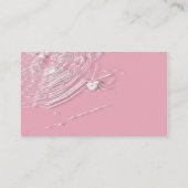 クモの巣と白いクモのテーブルカード プレイスカード (裏面)