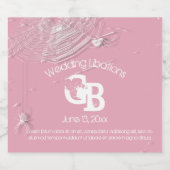 クモの巣と白いクモの性欲 リキュールボトルラベル (シングルラベル)