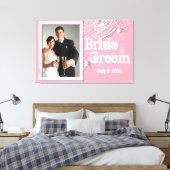 クモの巣と白いクモ結婚の形見キャンバス キャンバスプリント (インサイチュ (寝室))