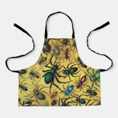 クモの巣のような恋人たちは、ぞっとするようなクモを怖がらせた。 エプロン (正面)